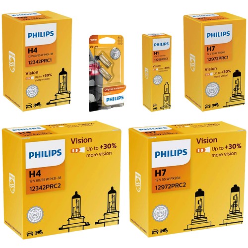 Philips vision h7 w5w - philips, h4